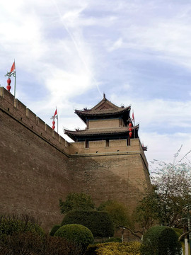 西安城墙敌楼