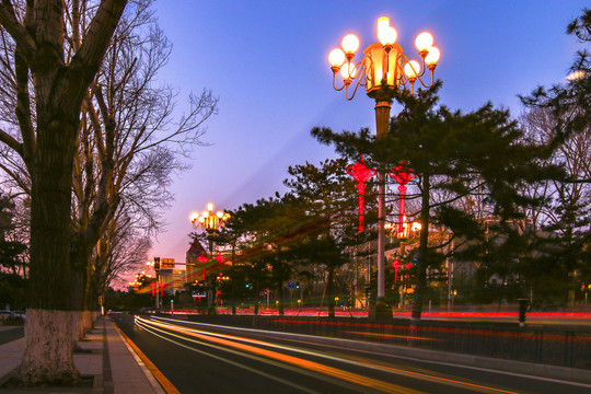 长春夜景