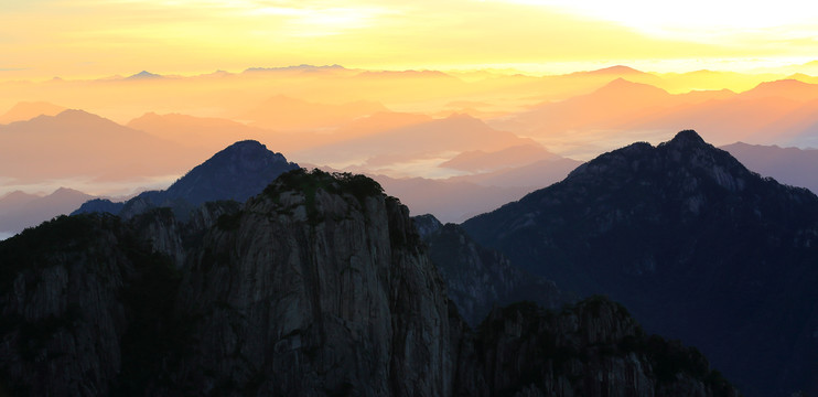 黃山日出