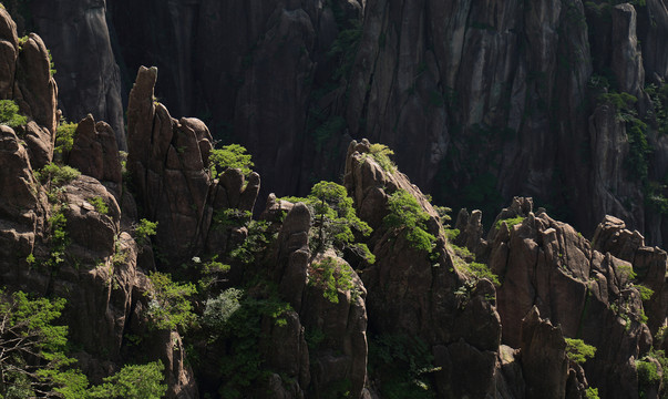 黄山奇峰怪石