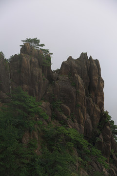 黄山奇峰怪石