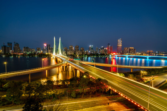 合生大桥夜景