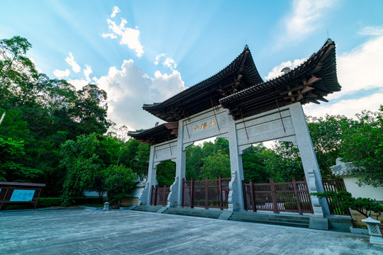 惠州永福寺大门