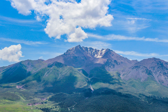 卓尔山祁连山