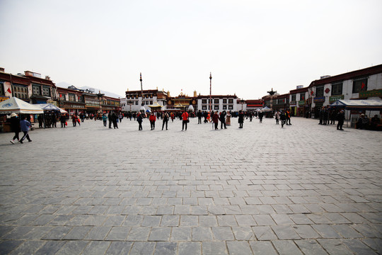 西藏大昭寺广场