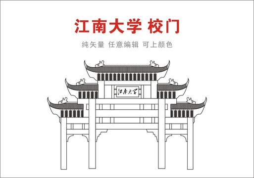 江南大学校门