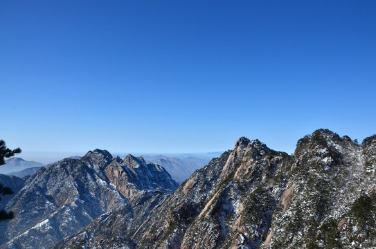 雪后黄山