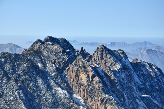 雪后黄山