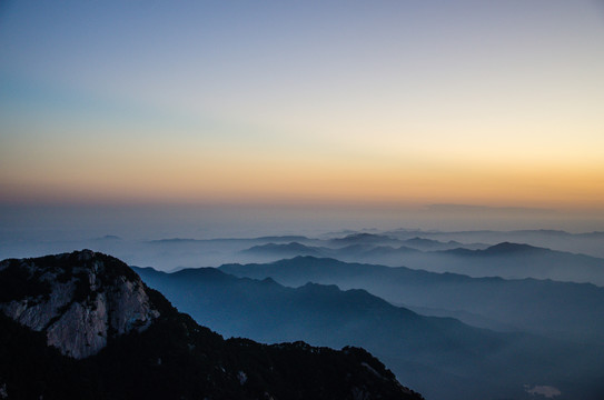 黄山日出