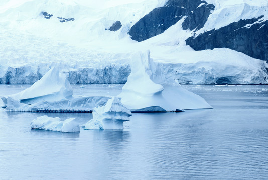 冰原冰川风景
