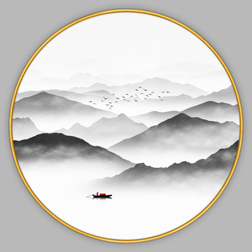 水墨山水畫