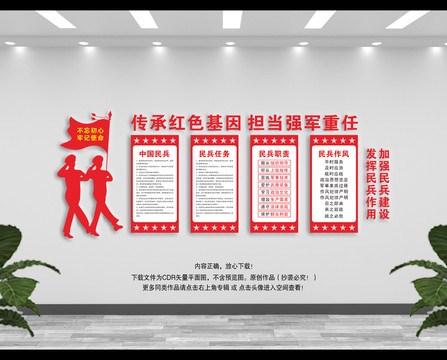 民兵文化墻