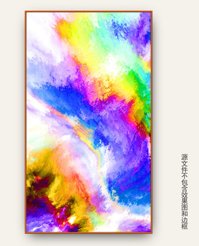 抽象油畫