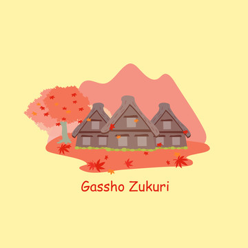 日本岐阜創(chuàng)意設(shè)計插圖