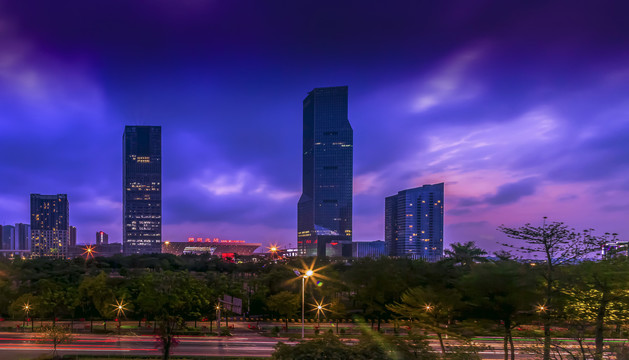 深圳北站夜景