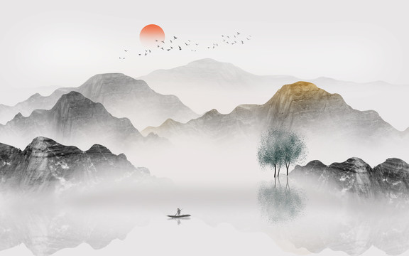 山水画