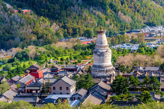 中国山西忻州五台山风光