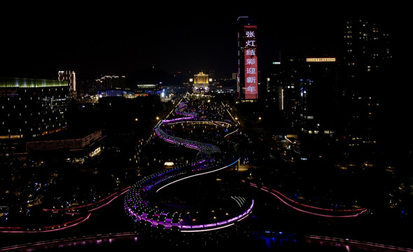 顺德新城夜景