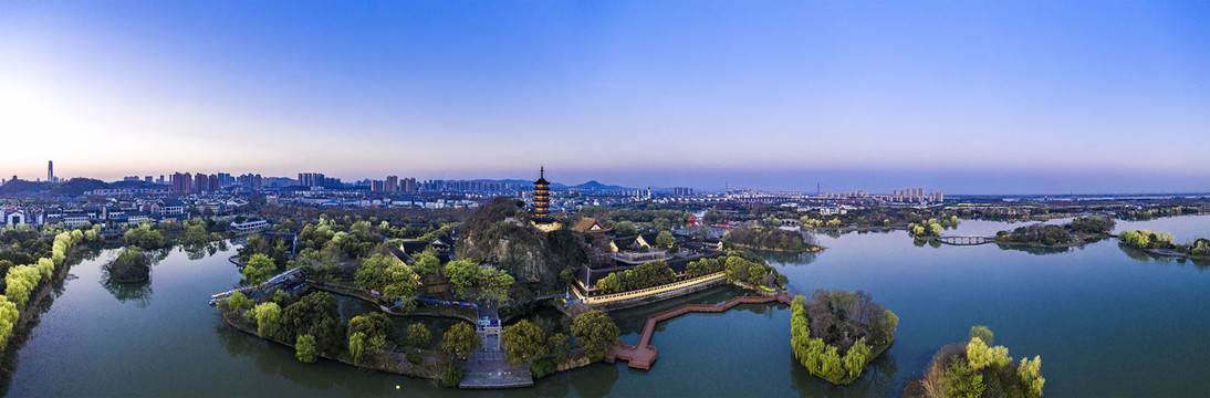 宽幅金山寺全景大图