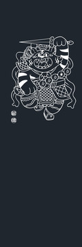 虎年胖虎門簾