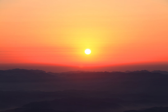 太行山十字岭日出