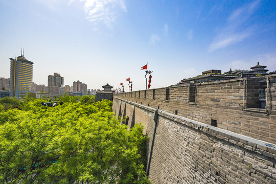 西安城墙南门段