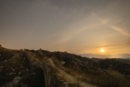 长城星空