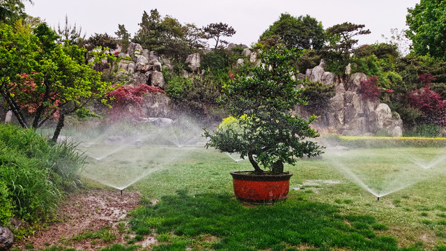 节水灌溉喷淋系统