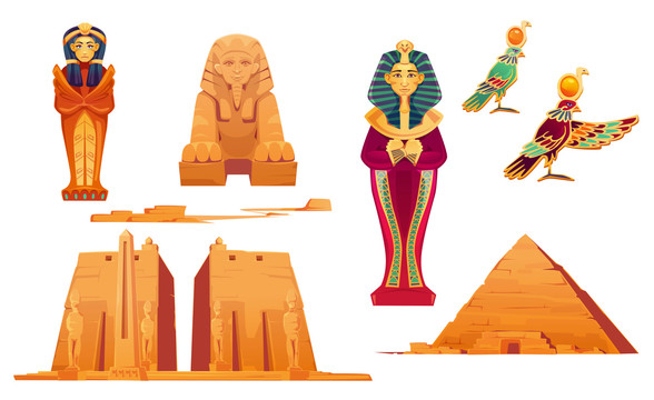 埃及文明创意设计元素