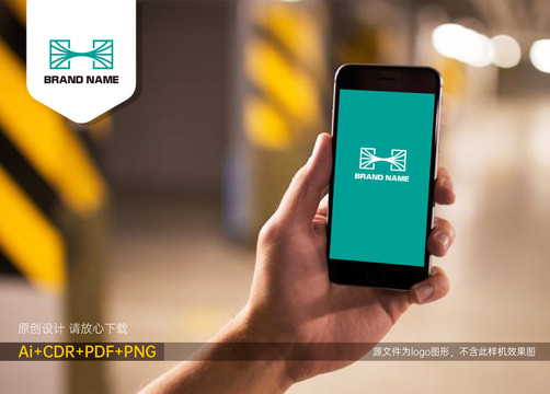 H字母logo設計