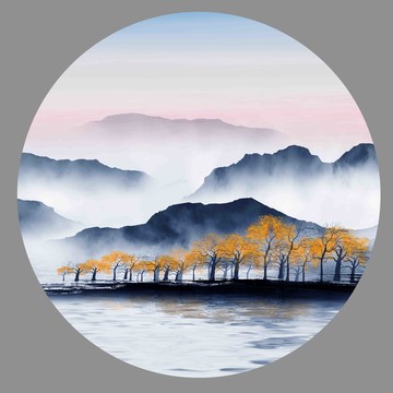 新中式山水畫