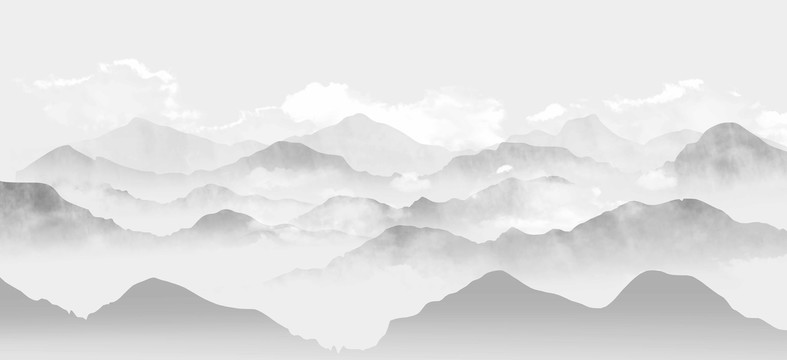 手中國風(fēng)水墨背景畫