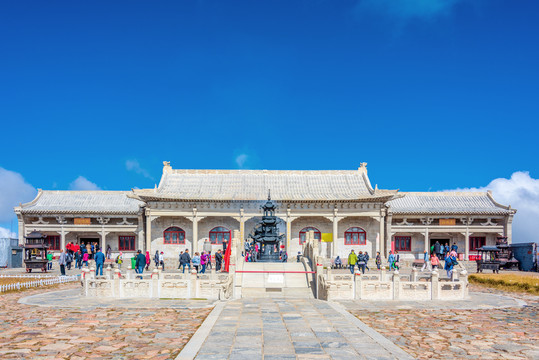 中国山西忻州五台山北台灵应寺