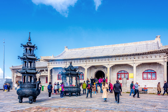 中国山西忻州五台山北台灵应寺