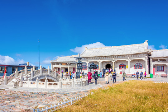 中国山西忻州五台山北台灵应寺