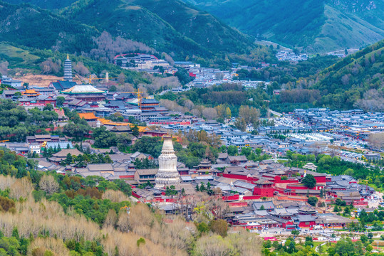 中国山西忻州五台山风光