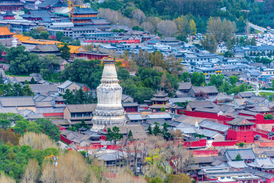 中国山西忻州五台山风光