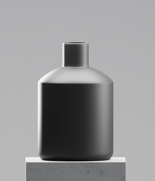 灰色双层花瓶展示图
