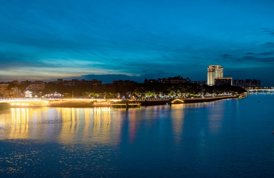 惠州东江城市夜景