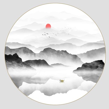 新中式水墨畫