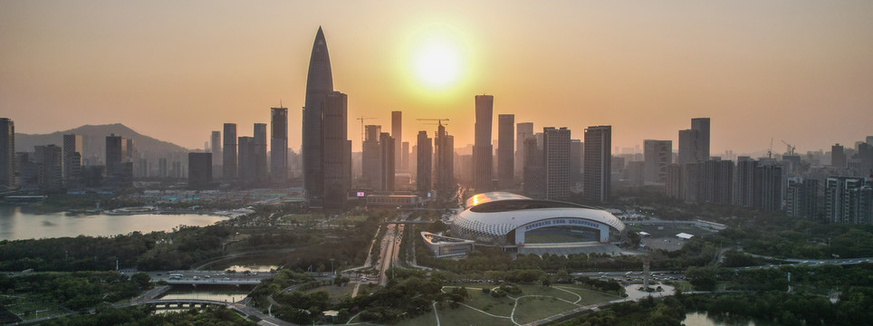 深圳后海大湾区全景