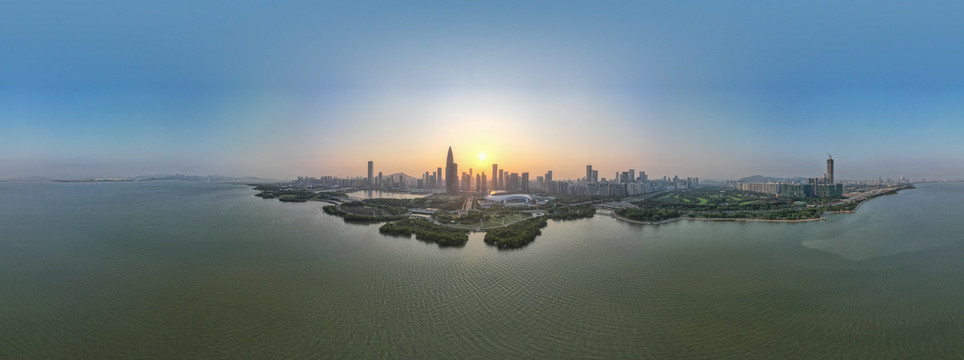 深圳后海大湾区全景