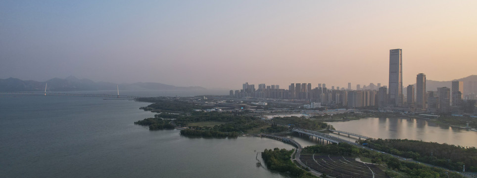 深圳后海大湾区全景