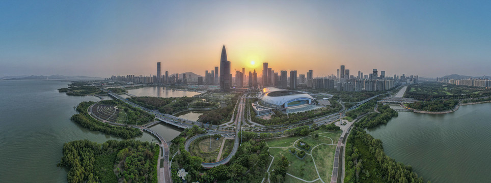 深圳后海大湾区全景