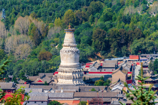 中国山西忻州五台山风光