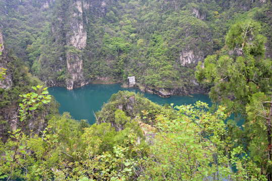 河南焦作峰林峡风光