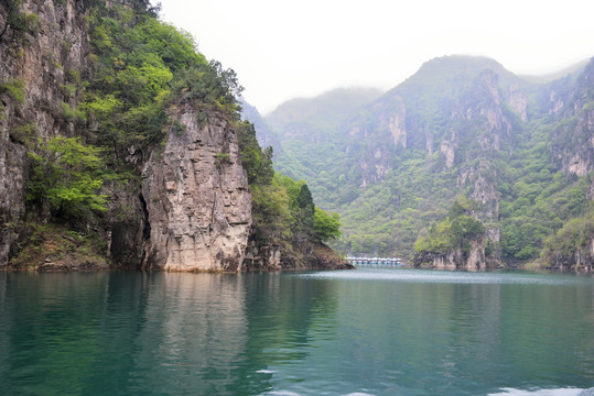 河南焦作峰林峡风光