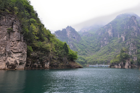 河南焦作峰林峡风光