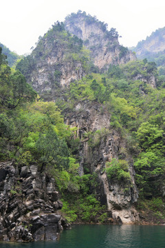 河南焦作云台山峰林峡风光