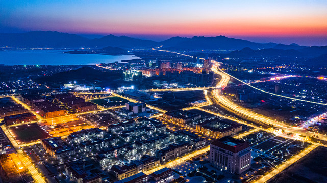 山东大学青岛校区夜景